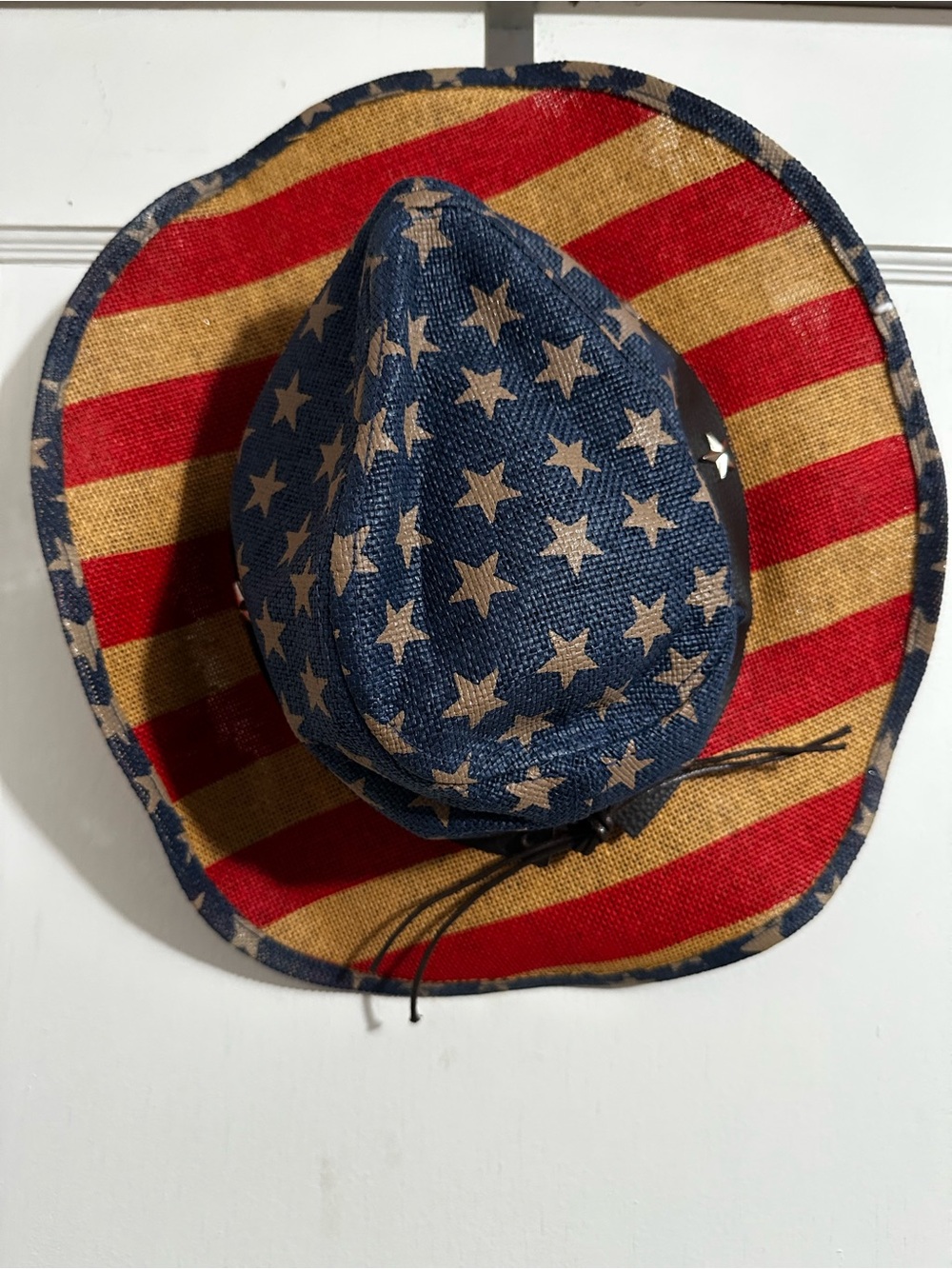 Kids Americana Star & Stripe Cowboy Hat - Blue/Red NWOT